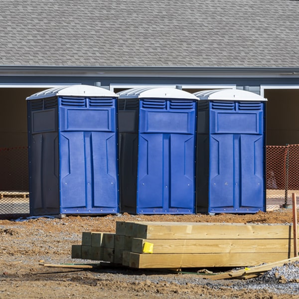 can i customize the exterior of the portable toilets with my event logo or branding in Baker